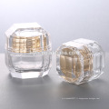 Pot de verre décoratif cosmétique de 30ml 50ml